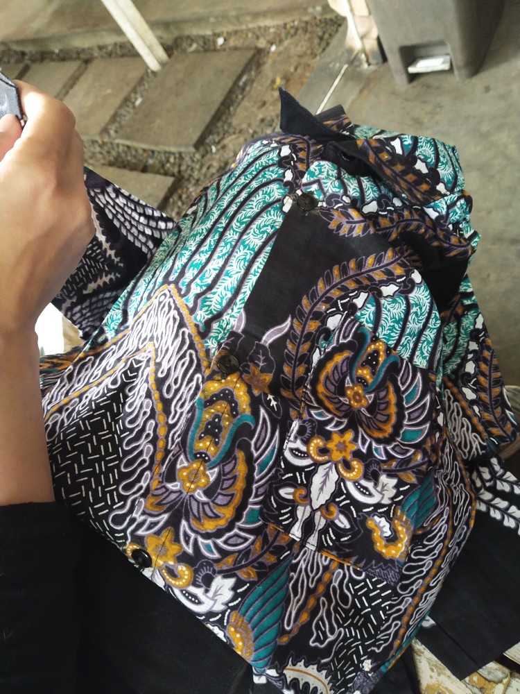 Kemeja Batik Anak Lengan Panjang Untuk Anak Usia 1-14 Tahun Termurah