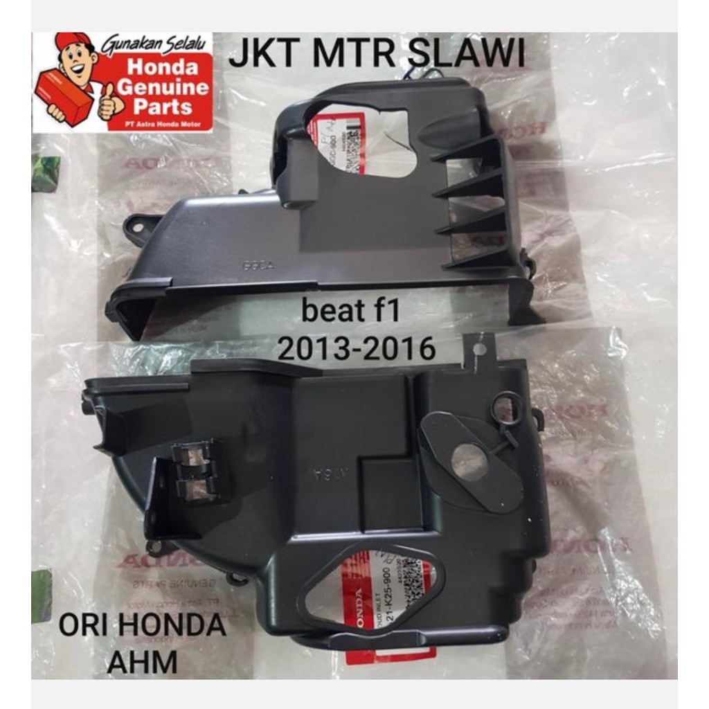 19622-K25-900 shroud intlet shroud ex tutup mesin atas bawah beat f1 2013-2014 1set kode part GCC &amp; K25 ori ahm