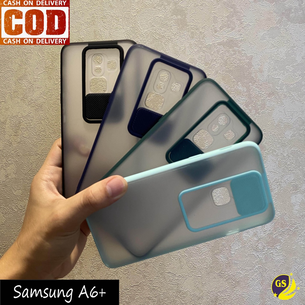 Samsung J7 prime J7 J7 Core J7 Pro J5 Prime J6 Plus J4 Plus J6 2018 J4 2018 J2 Prime Slide Case Protection Camera Matte Candy Sliding Pelindung Kamera