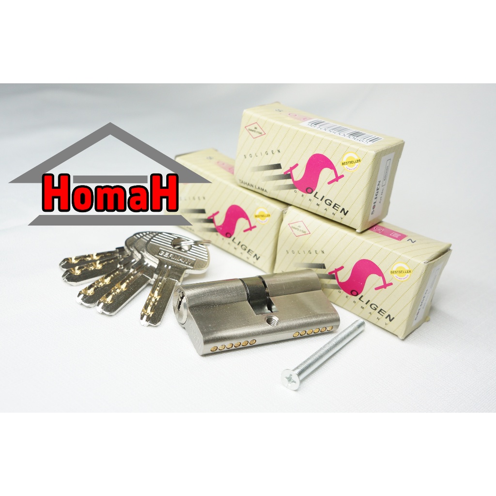 SOLIGEN SILINDER KUNCI SOLIGEN KOMPUTER - ISI KUNCI - ANAK KUNCI SOLIGEN 60MM