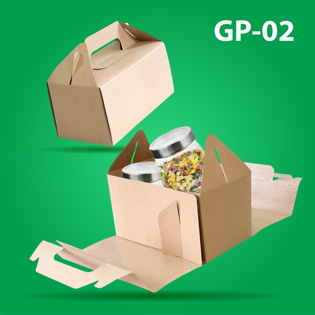 Gift Box Hampers Handle Box (GP2K4-Laminasi)