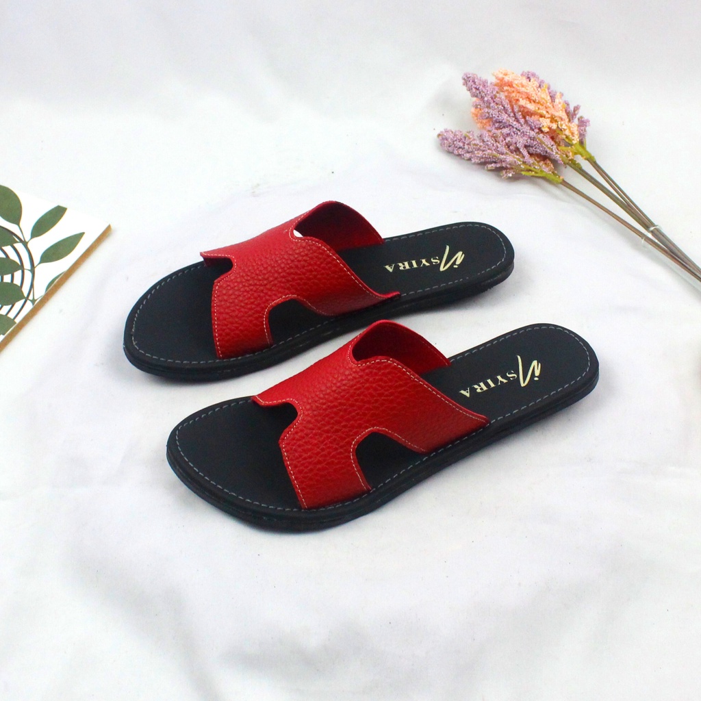 Insyira - Sandal Wanita Leoni / Sandal Wanita Papirut Non Slip / Sandal Papirut Slop H