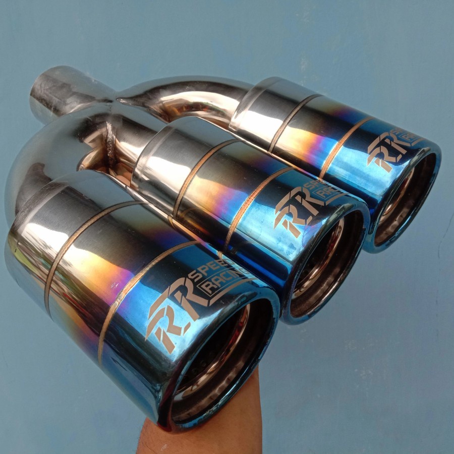 KNALPOT CUSTOM Cabang 3 Bisa buat Bensin Atau Diesel