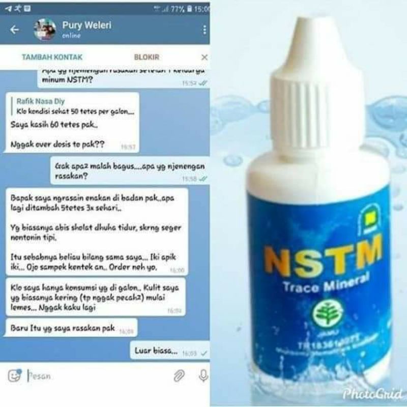 NSTM (Nasa Trace mineral) Obat Herbal Untuk Perawatan Mata Katarak Dan Penyakit Berat Lainnya BPOM