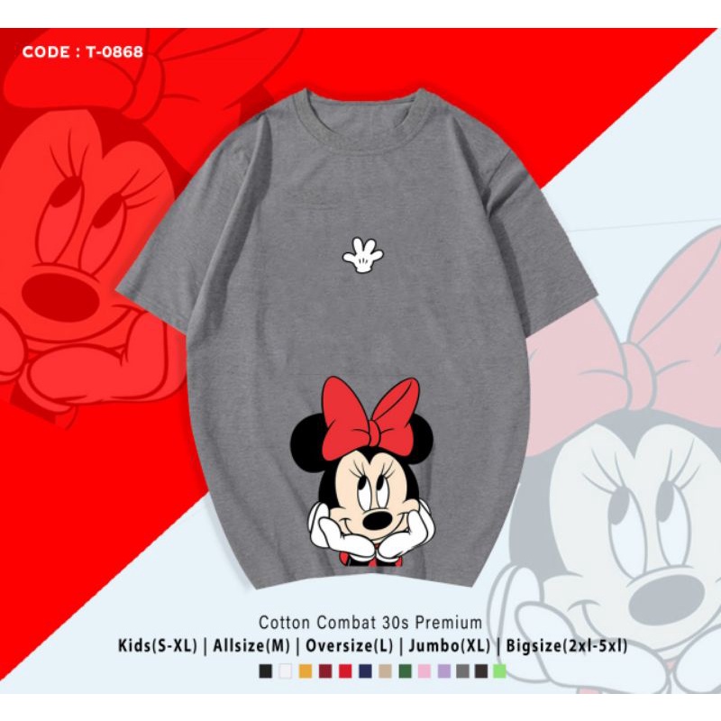 KAOS MICKEY&amp;MINNIE MOUSE KATUN/KAOS COUPLE MINNIE MICKEY UNISEX