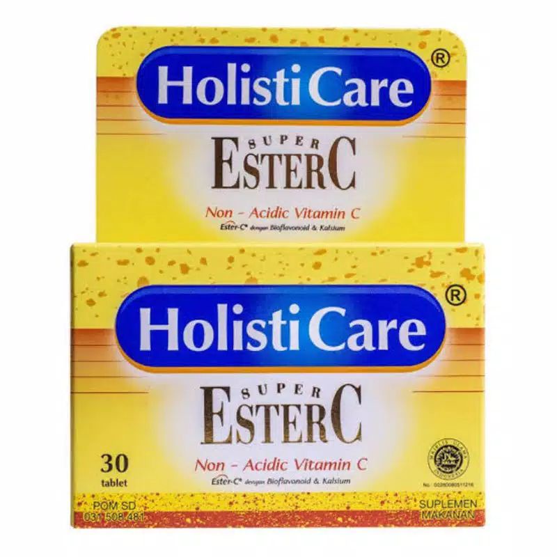 HOLISTICARE EsterC 30 tablet Vitamin C Holisti Care Ester C/Vitamin Daya Tahan Tubuh/Daya Imun/ESTER
