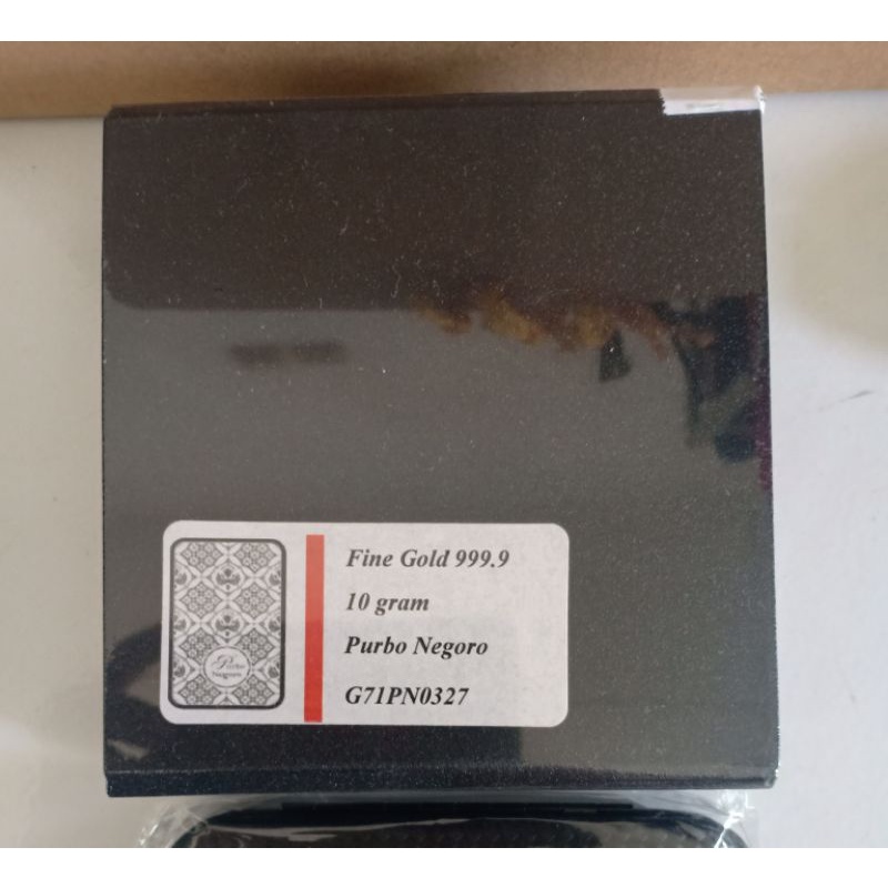 Logam Mulia Antam Seri Batik Purbonegoro 10 gram (segel)