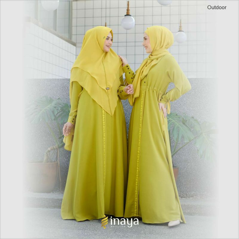 [BEST SELLER] GAMIS MELLY SYAR'I ORI BY INAYA COLLECTION