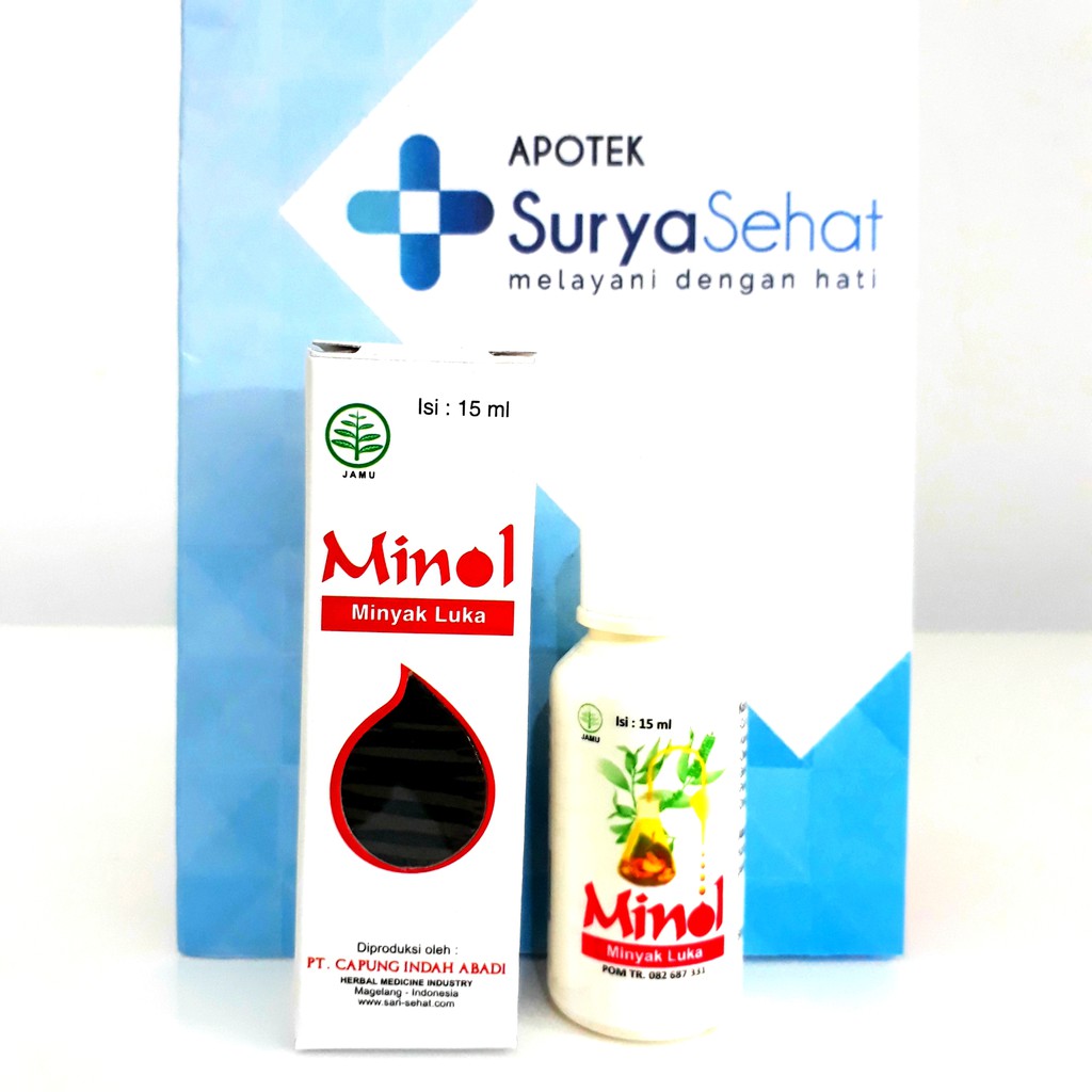 MINOL 5 ml / 15 ml  Minyak Luka Tidak Perih biasanya untuk anak-anak