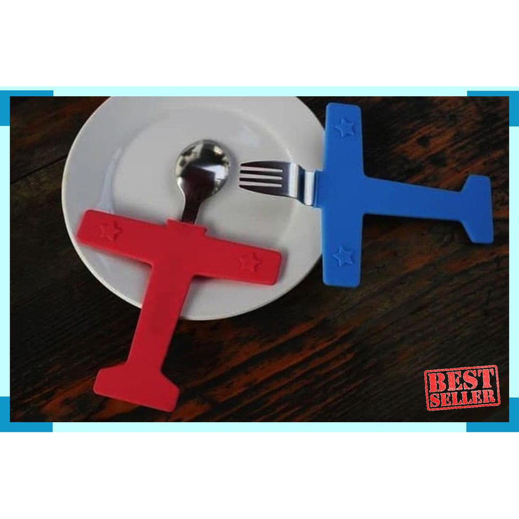 PROMO Sendok Set Pesawat Peralatan Makan Unik Alat Dapur Murah Airfork and S NYAMAN
