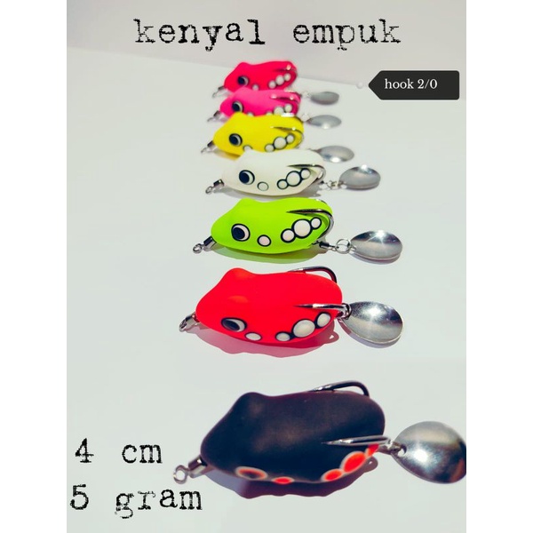 umpan casting 4cm/soft frog / kodok karet
