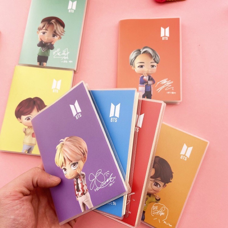 

Buku catatan note book lucu memo BTS Kartun Tiny tan