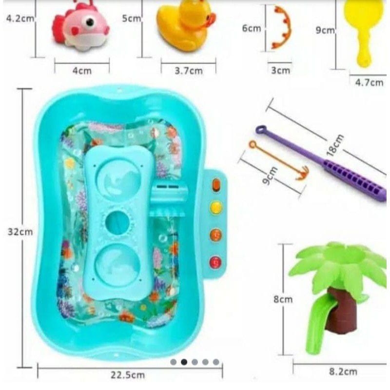 HAPPY KIDS MAINAN FISHING GAME ELEKTRONIK DUCKLING FU-1116 PANCINGAN IKAN