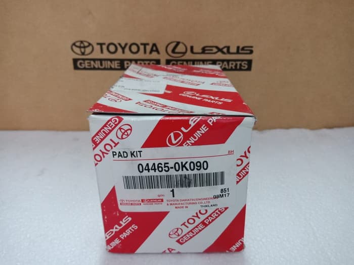 Brake Pad Kampas Rem Depan Fortuner Original 04465-0K090