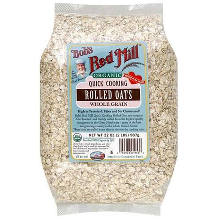 

Rolled Oat Quick Cooking Bob's Red Mill/Oatmeal Organik/Sereal Gandum