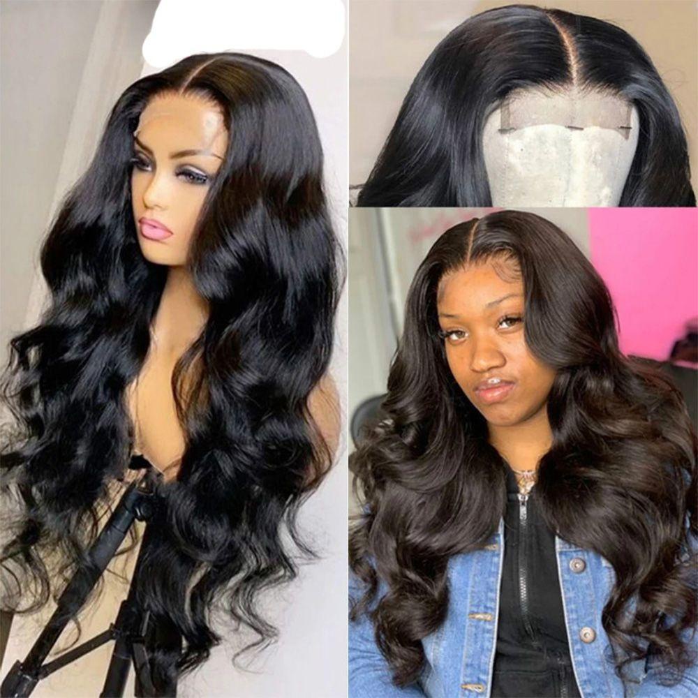 Lily Wig Wanita Fashion Pakaian Wanita Garis Suhu Tinggi Penuh Wig Roll Panjang