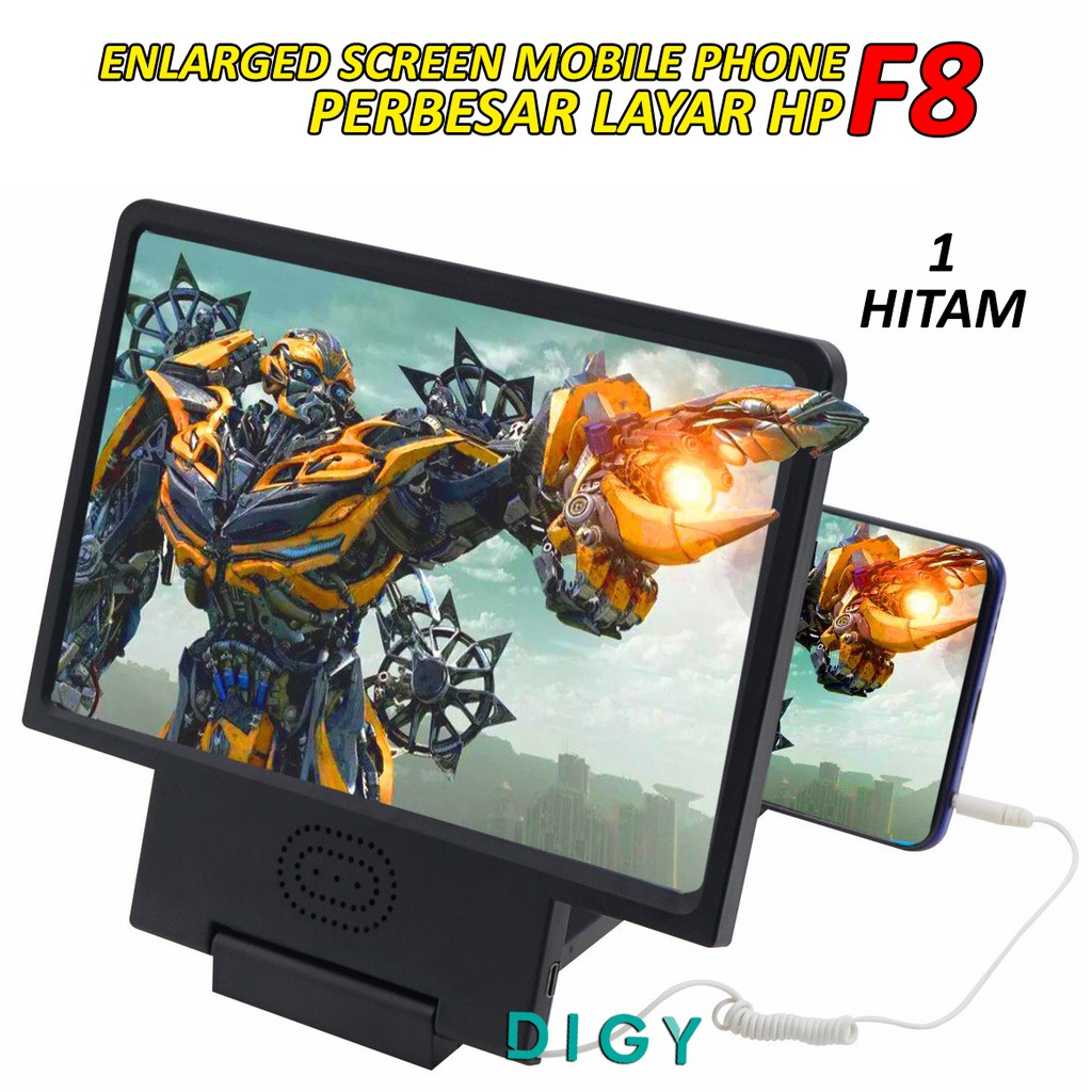 Perbesar layar F8 +Gratis speaker box Screen size 8. 5 inches