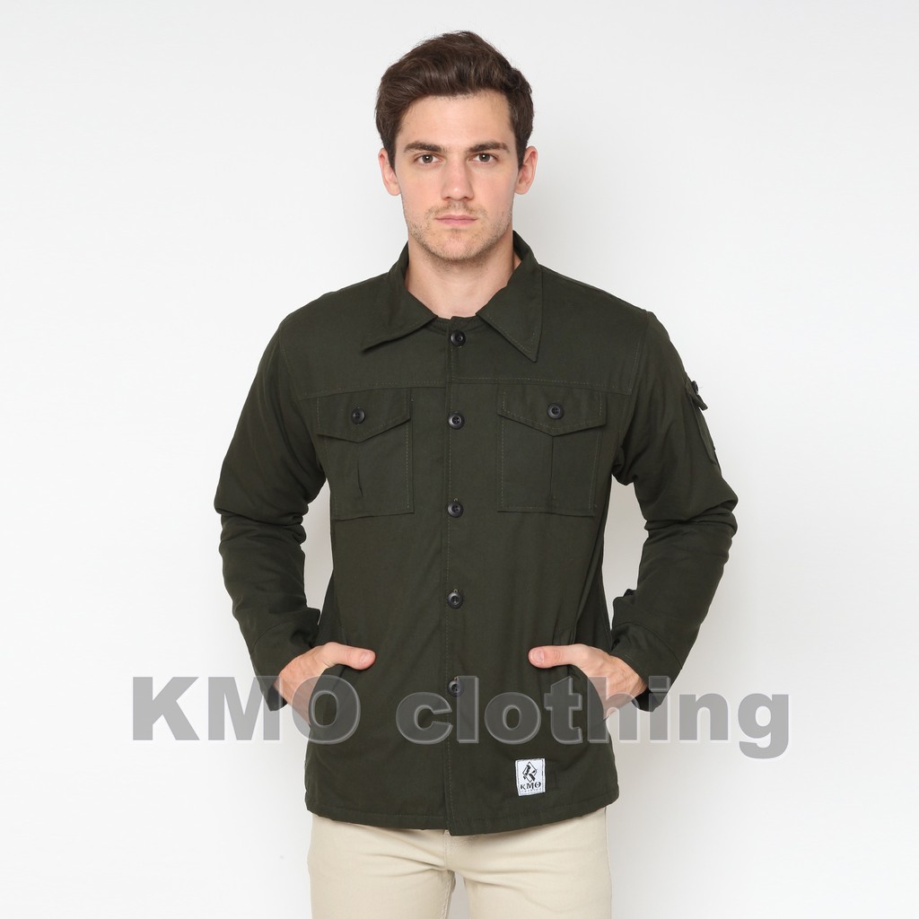 KMO JAKET SEMI PARKA / KEMEJA SEMI PARKA / JAKET 2IN1 BISA DI JADIKAN KEMEJA