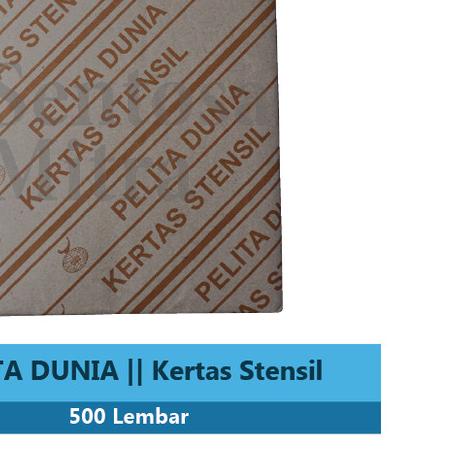 

✯ Kertas Stensil Buram Koran Pelita Dunia F4 Folio ❂