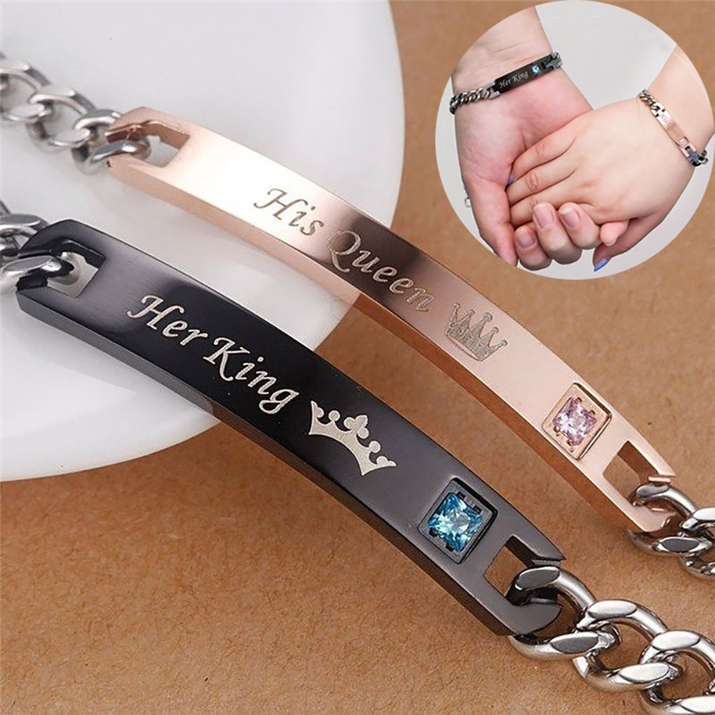 Gelang Couple Titanium ANTI KARAT SELAMANYA PGM GT43