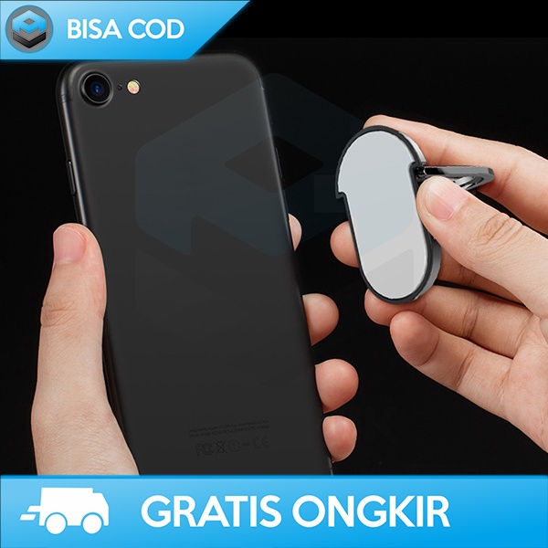 RING SMARTPHONE SPINNER TEMAT JARI HP ELEGAN 360 DERAJAT MAGNETIC ABS