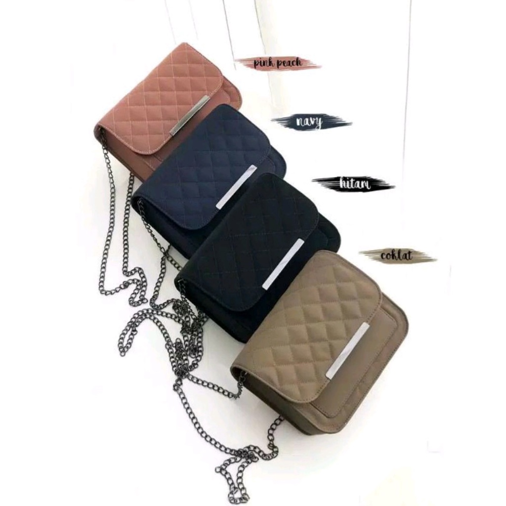 COD MAKASSAR Tas Selempang Rantai Fashion Wanita Korea Shopee tokotamz Online Shop Makassar Toko Tam