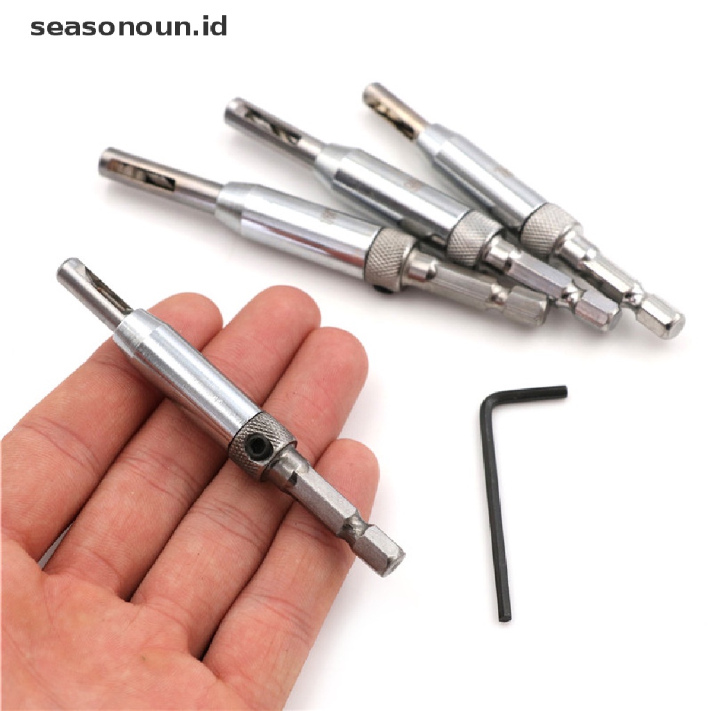 Set 4PCS Mata Bor Pembuat Lubang Engsel Pintu