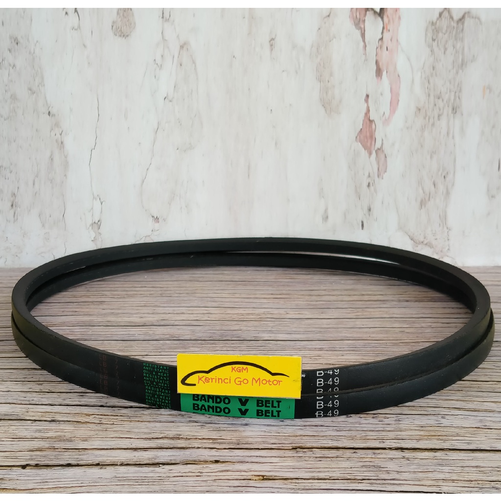 BANDO VAN BELT B-49 V BELT TALI KIPAS B49 FAN BELT VANBELT POLOS B-49