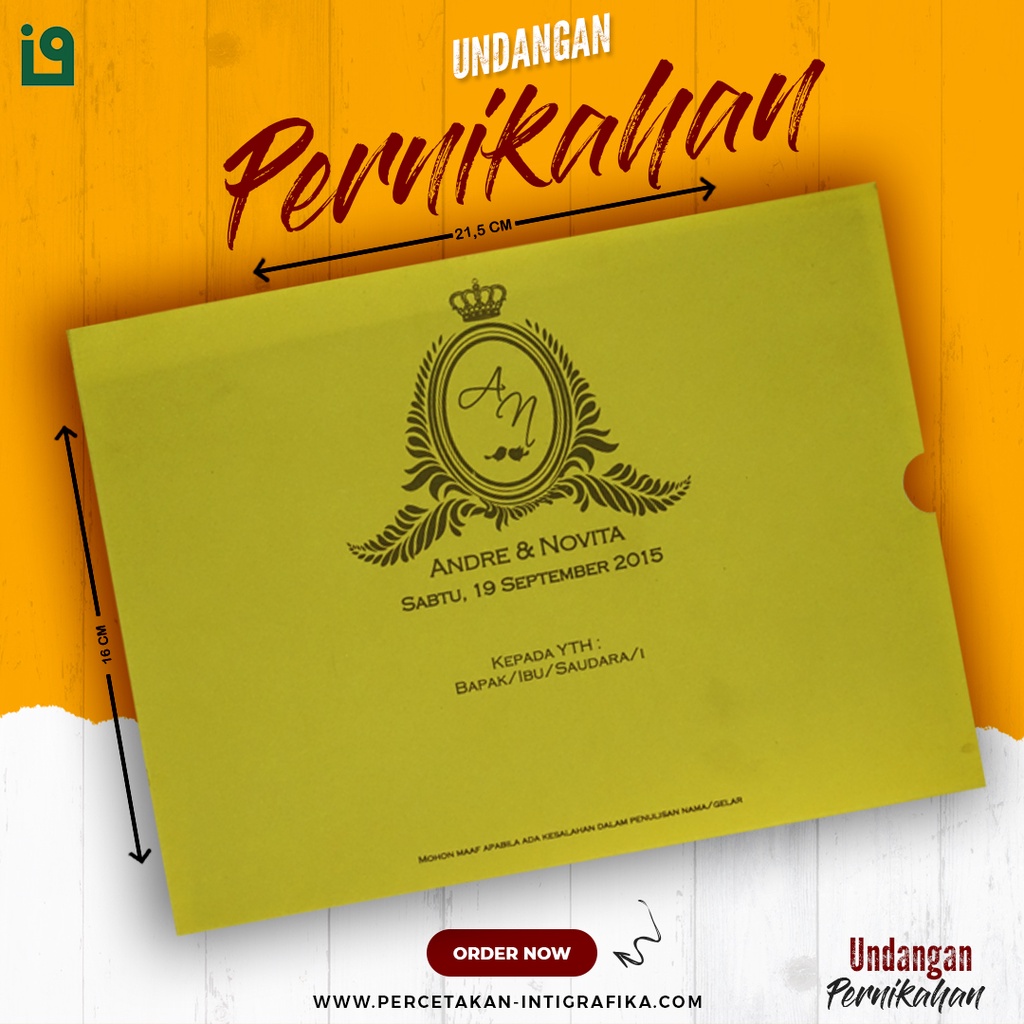 Undangan Pernikahan Amplop Hard Cover | Undangan Hardcover | Undangan Pernikahan Murah | Undangan Pe
