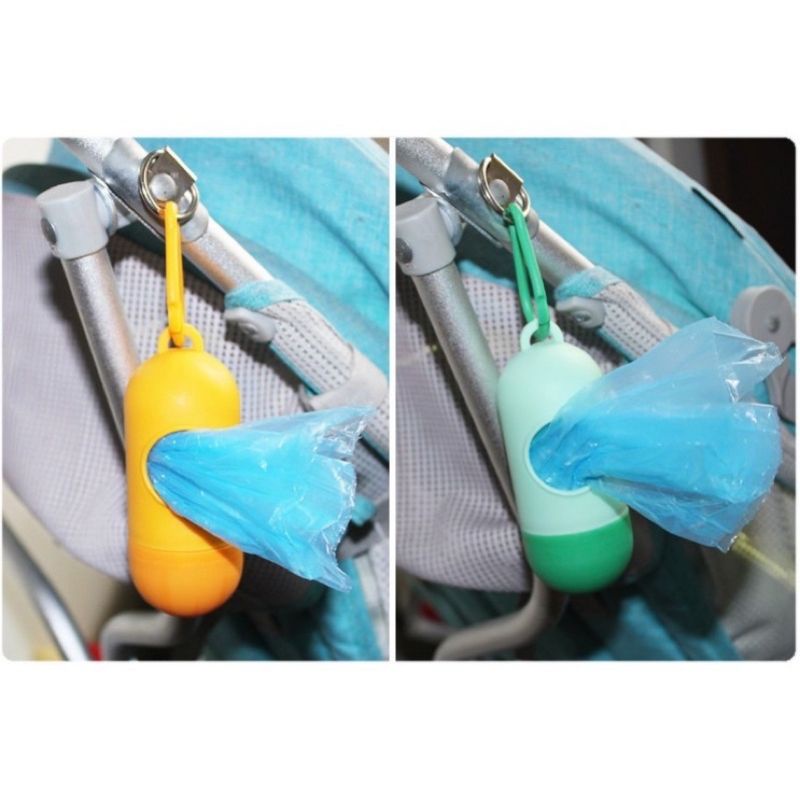 Plastik Popok Dispenser Kantong Plastik Portable Travelling