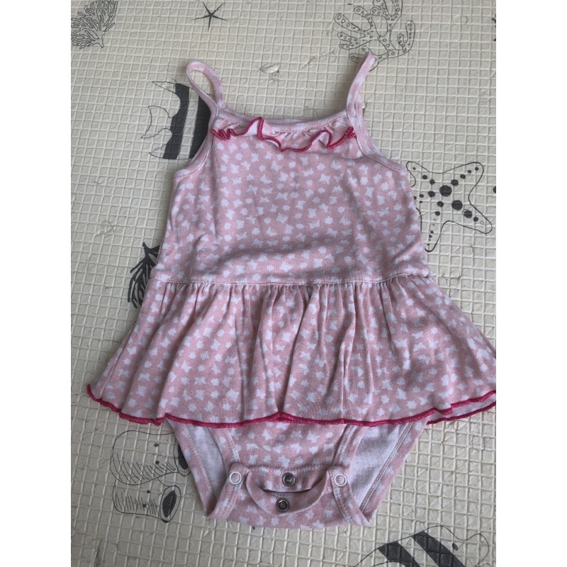 preloved jumpsuit laura ashley pink anak perempuan