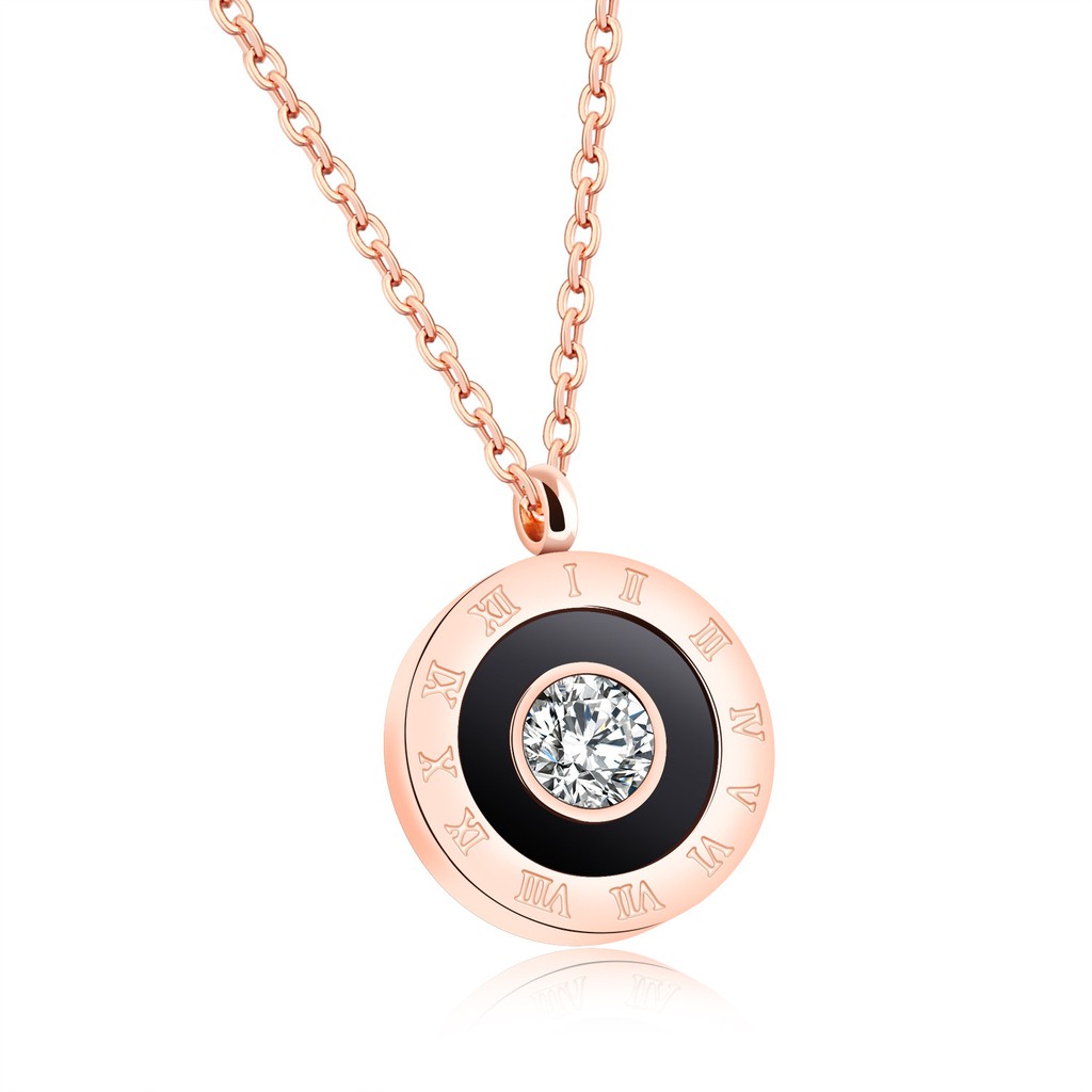 [New] Kalung fashion aksesoris titanium mini korea hadiah wanita cewek 316L anti karat KK059