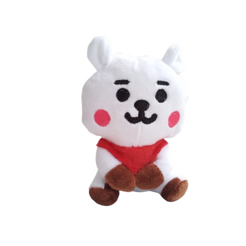 Boneka BTS Mini BT21 Ganci Gantungan Kunci BT21 BTS Doll Boneka Imut Lucu Hadiah Kado