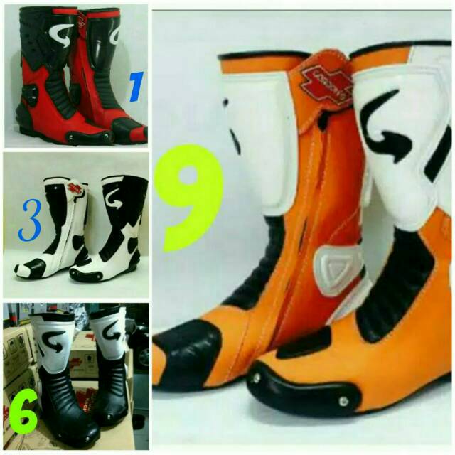 Original gordon sepatu roadrace dragrace balap motor cross touring bikers