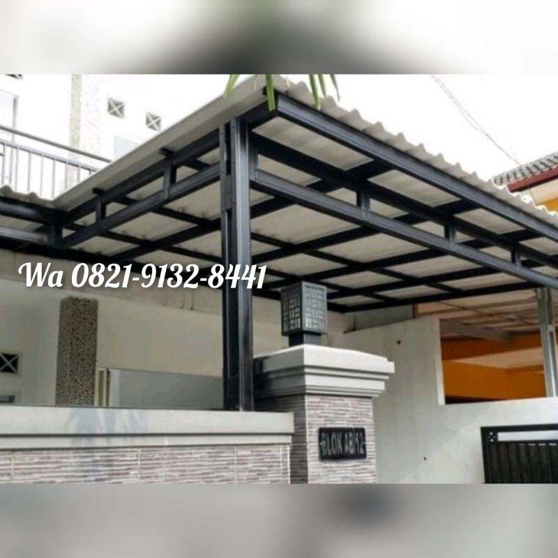 Jual Kanopi Jogja rumah minimalis murah harga per meter persegi