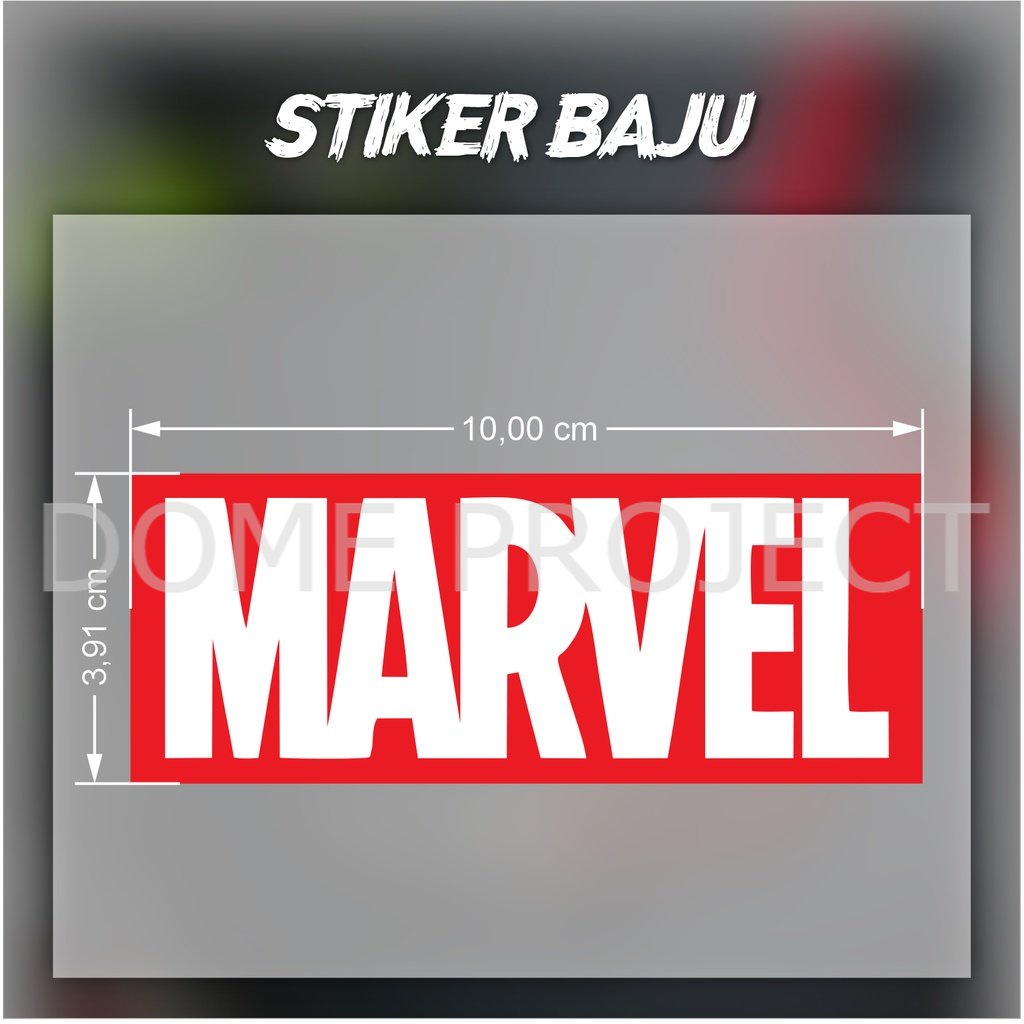 STIKER BAJU DTF IRON PATCH MARVEL SABLON SATUAN STICKER DIY AKSESORIS FASHION KAOS PRIA