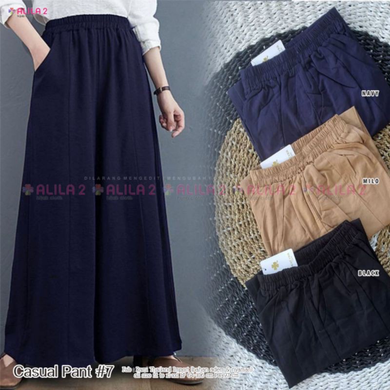 casual pants #7 celana bahan by Alila