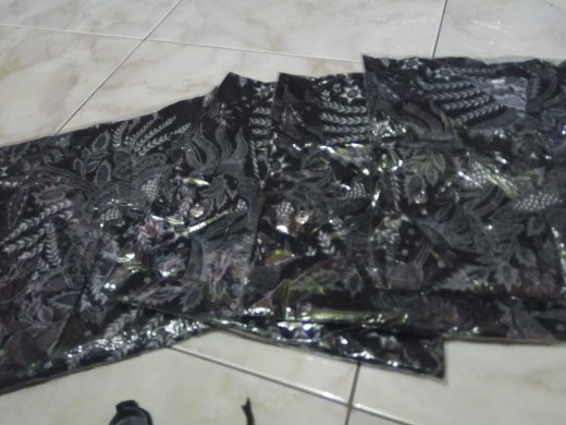 Kemeja Batik Pria Lengan Panjang Size M L Xl Xxl Bswart Batik Hrb026 Kenango Hem Panjang Padi