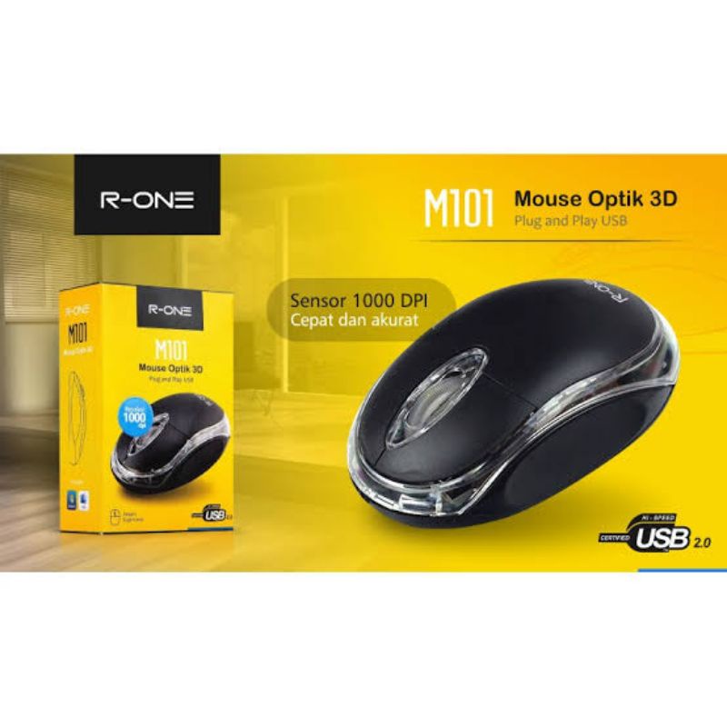 Mouse Kabel LED VOTRE dan R-ONE kwalitas bagus