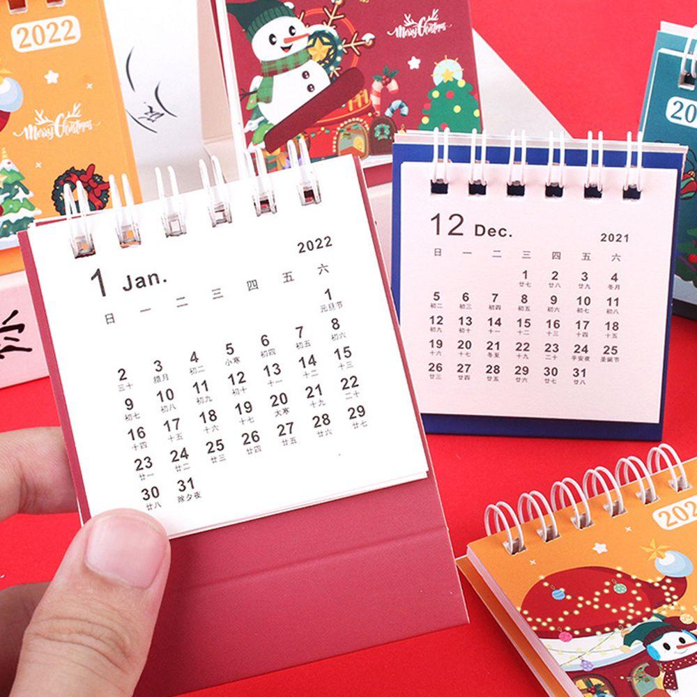 Pineapple Animal Kalender Meja Organiser ChristmasTree 365hari Kawaii Stationery Dekorasi Desktop ​ Rumah