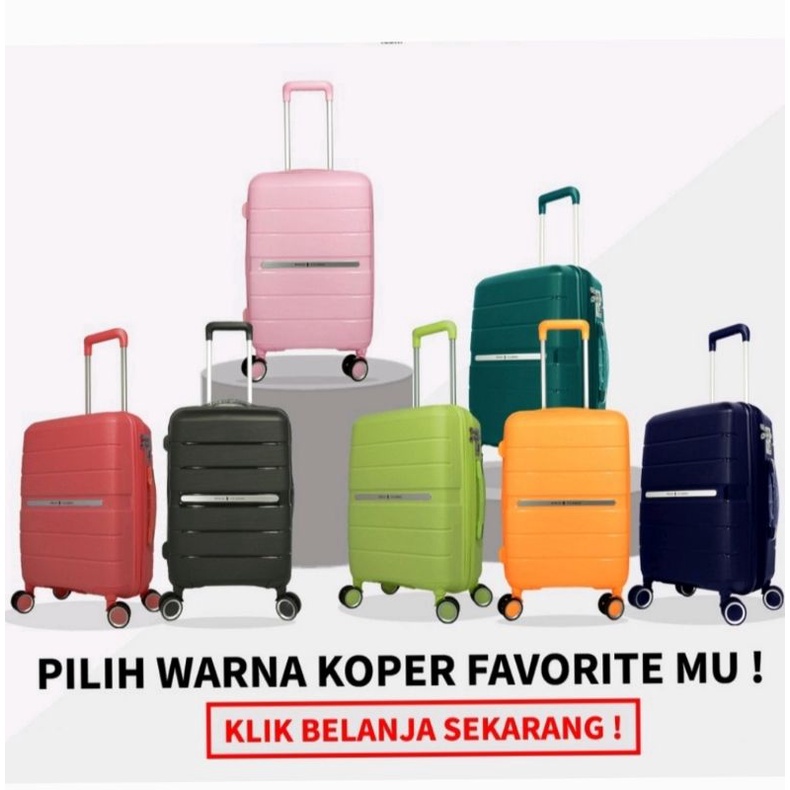 Koper Polo Classic Anti Pecah Expandable Koper 28inch