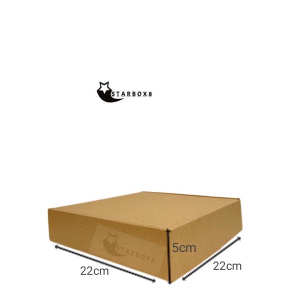 

KARDUS KARTON/BOX POLOS UK 22cm x 22cm x 5cm
