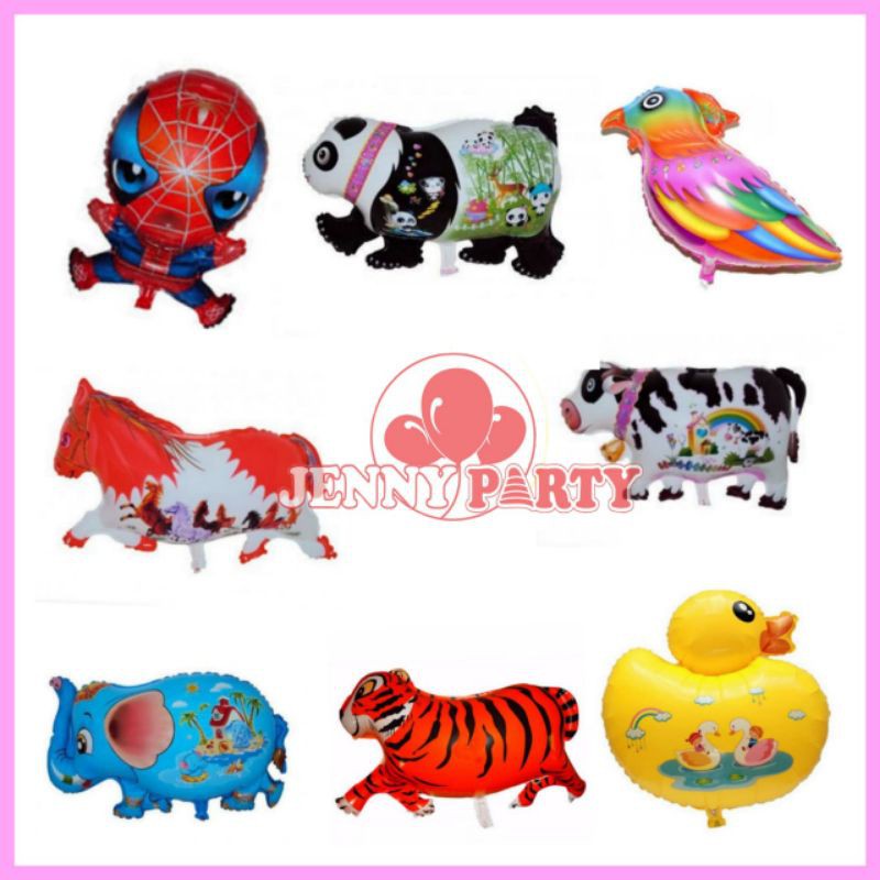 grosir balon foil karakter/animal kartun