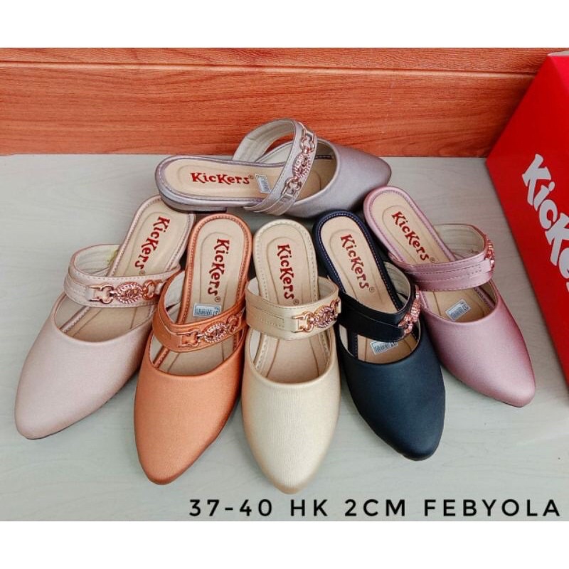 Sandal Wanita Selop Branded Sendal Slop Kulit Cewek Perempuan Dewasa Murah Terbaru Kekinian Terlaris