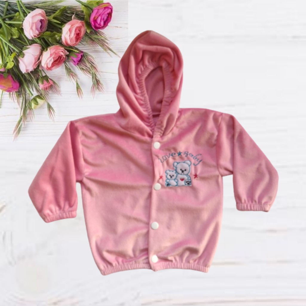 Jaket Bayi Bulu Halus | Mantel Bayi Bludru