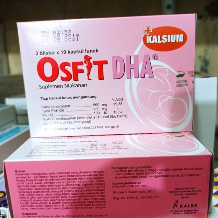 osfit dha box 30 kapsul