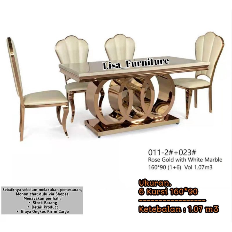Meja Makan|Meja Makan Marmer|Meja Makan Marmer 6 Kursi|Meja Makan Mermer 4 Kursi|Meja Makan Marmer 8
