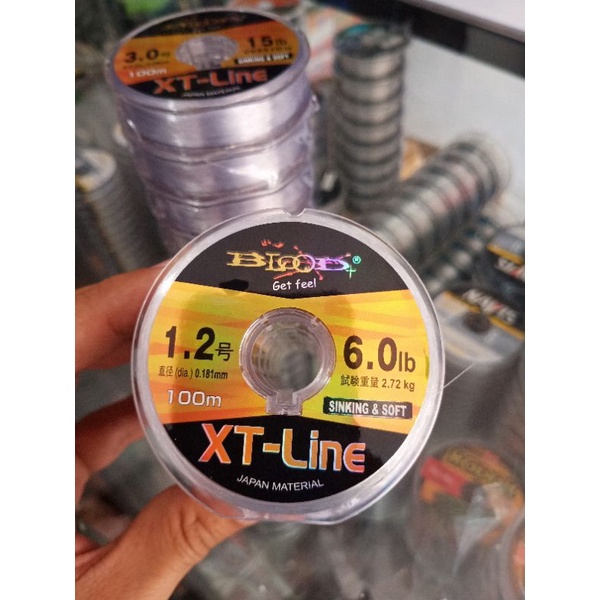 Senar Pancing Blood XT-Line sinking & soft