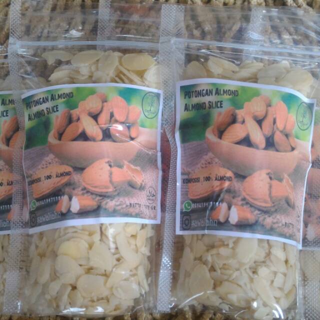 

Kacang almond slice 105 gr