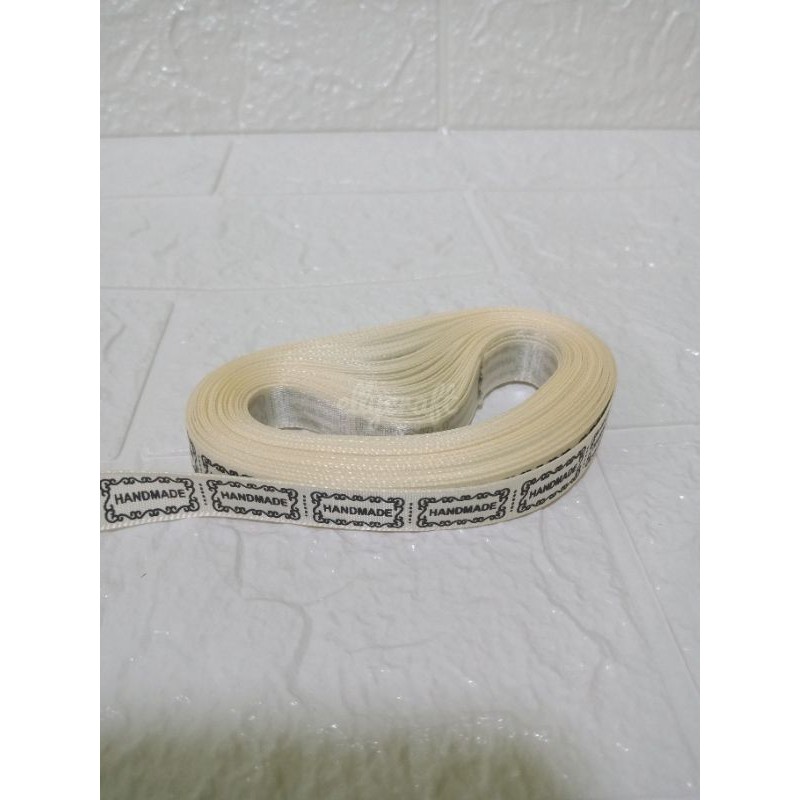 

1yard (90cm) Pita "Handmade" 1,3cm/Pita kado/Pita hampers